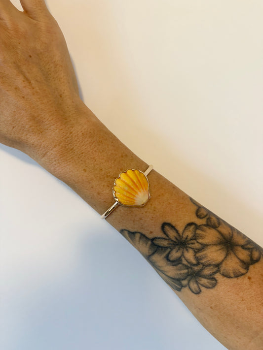 Sunrise Shell Cuff