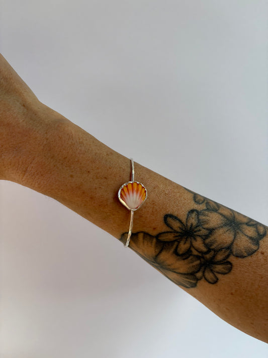 Sunrise Shell Bangle